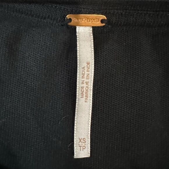 NWOT Free People Jungle Bay split side embroidered beaded tunic XS sleeveless - Picture 6 of 14